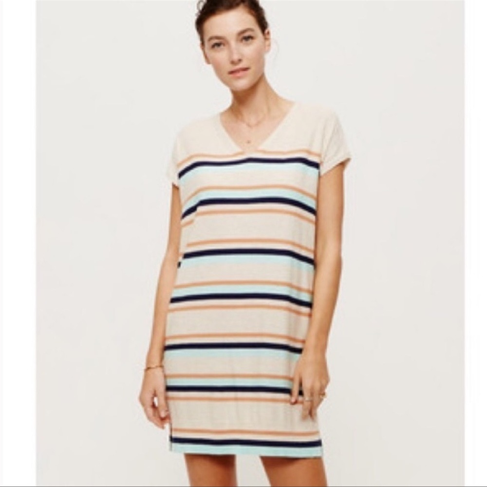 NWT striped Lou & Grey sweater dress